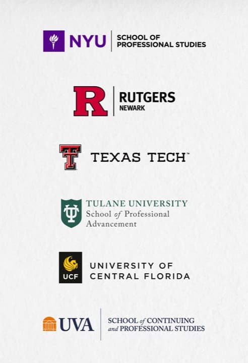 Logos of Campus transfer partner colleges and universities