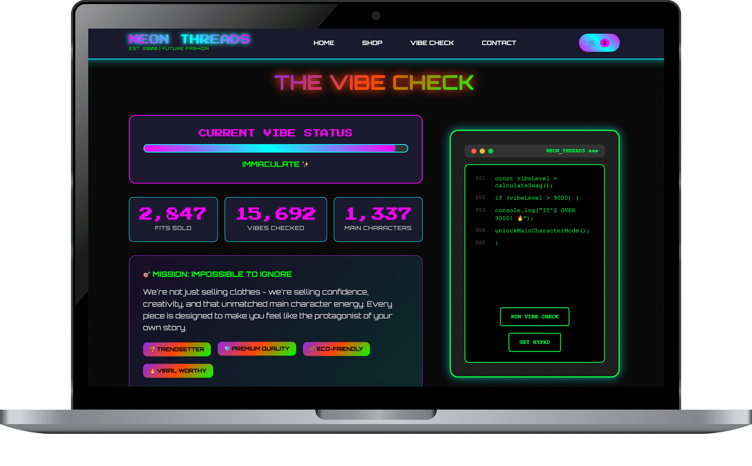 Vibe Coding Portfolio