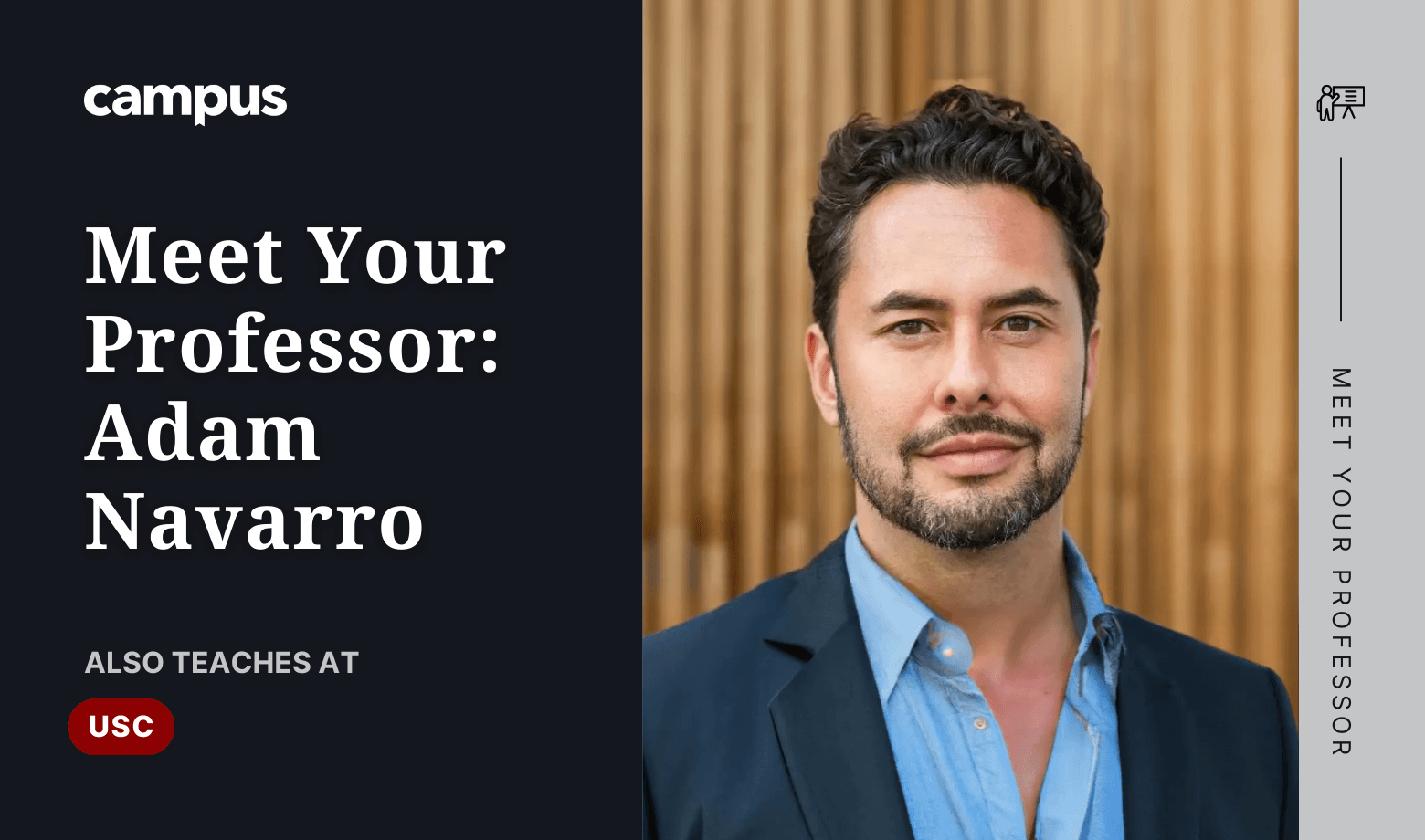 Meet Your Professor: Adam Navarro