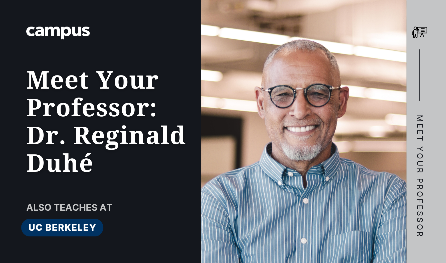 Meet Your Professor: Dr. Reginald Duhé