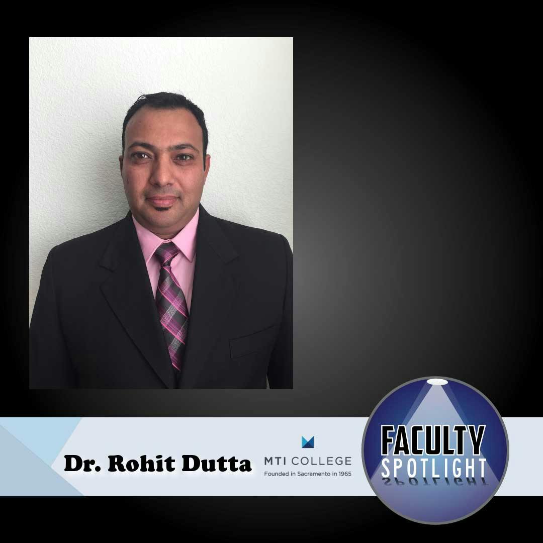 Dr. Rohit Dutta – MTI College Faculty Spotlight